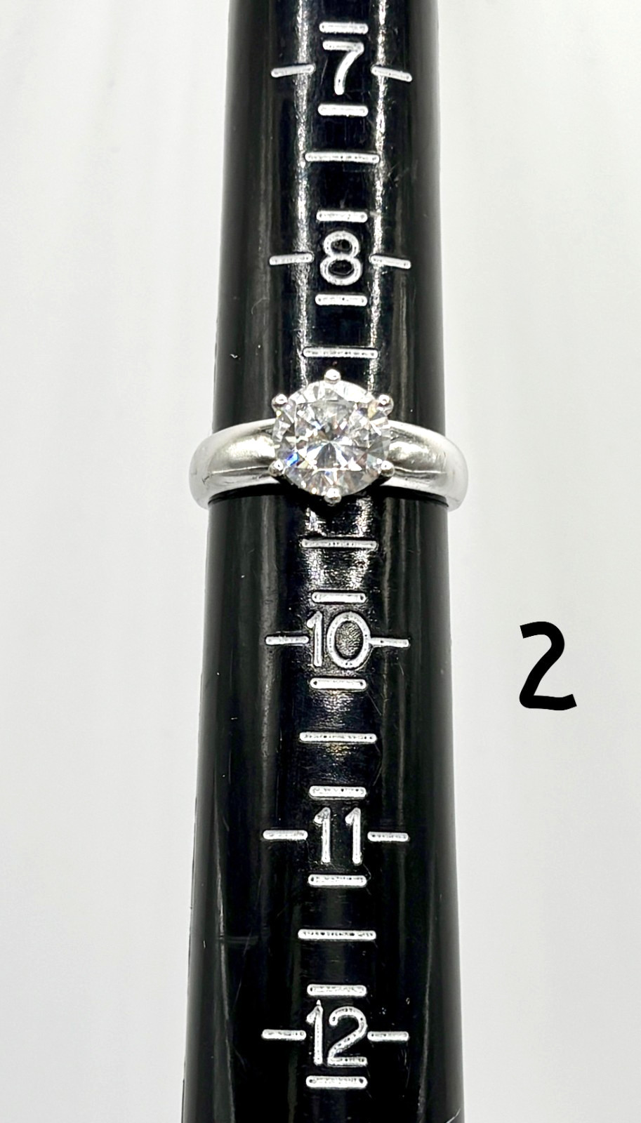 10 pc Lot Of Vintage Signed 925 Sterling Silver CZ Rings Sizes 6.5 ~ 9 50 Grams