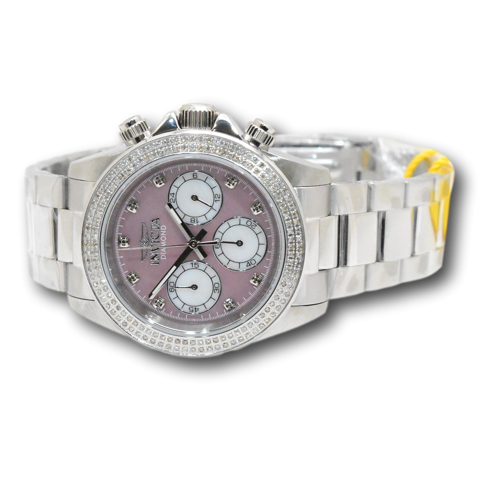Invicta Elite Diamond 0.71 Carat Diamond Rose Mother of Pearl Watch 48756