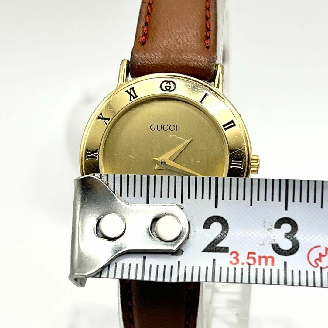 GUCCI 3000.2.L Gold Plated Wristwatch Quartz