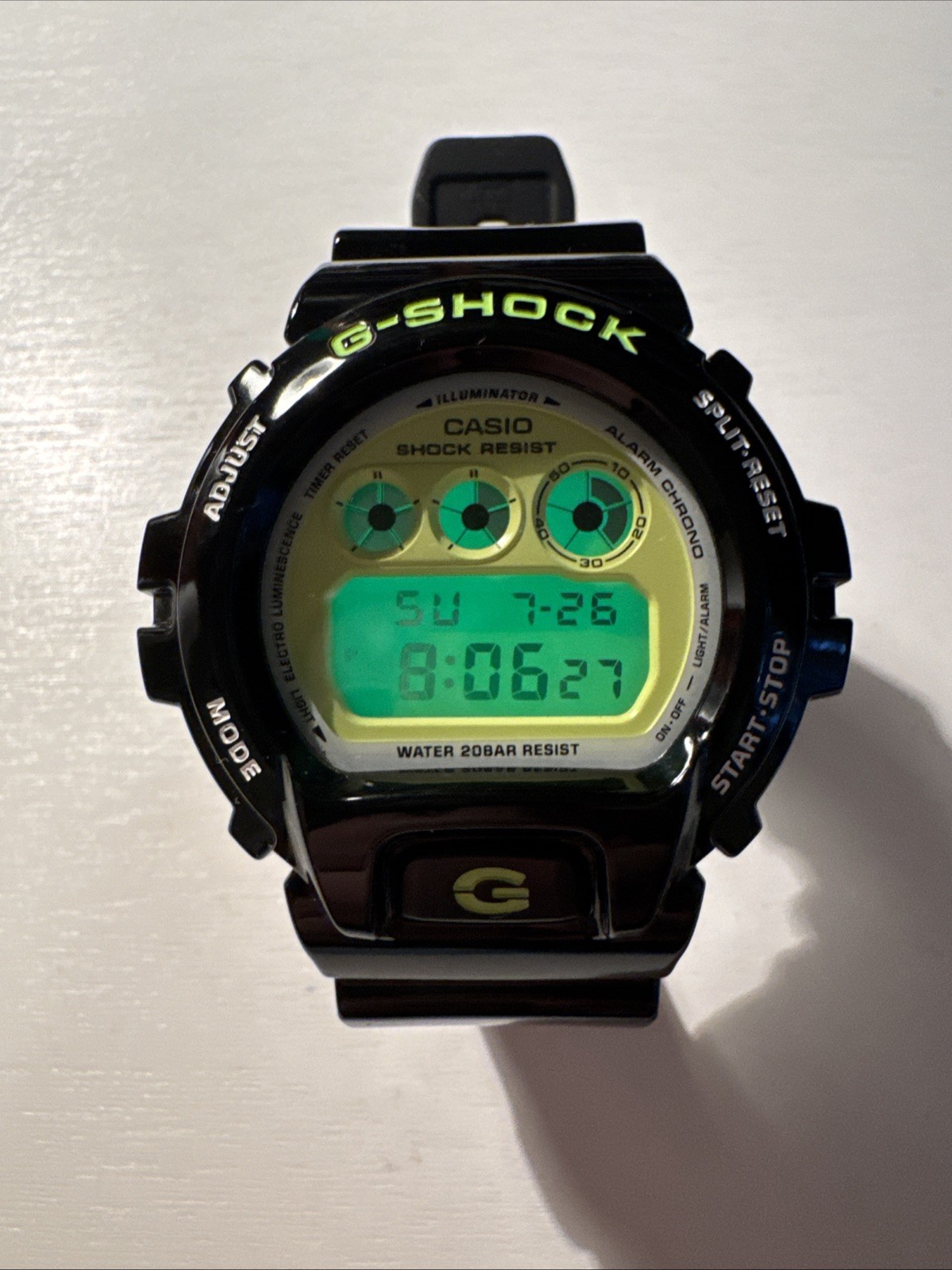 Casio G Shock DW-6900CS Men’s Digital Watch Green Module 3230 Green