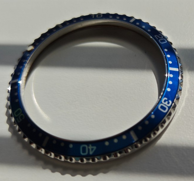 Vostok watch bezel T2-3 blue insert