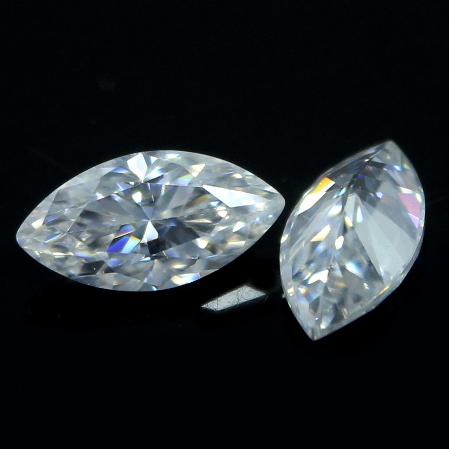 Natural Certified DE Color VVS1 Excellent Cut 2.5×4 MM Marquise Pair Diamond