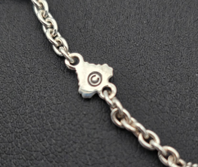 LAGOS Caviar Love Knot Sterling Silver Necklace 18″