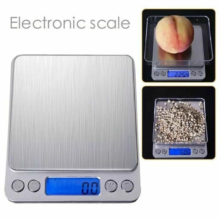 Digital Scale 3000g x 0.1g Pocket Jewelry Gold Silver Coin Gram Herb Grain NEW