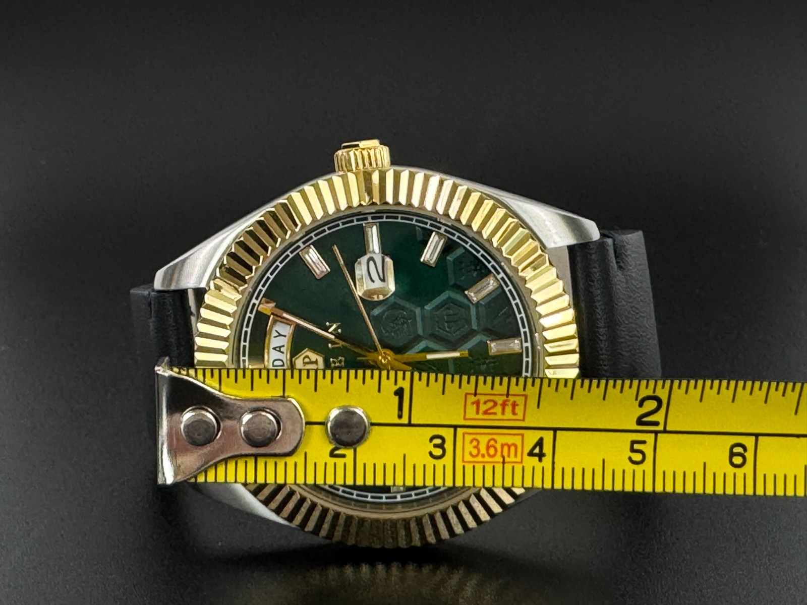 $450 Philipp Plein New Men Date Superlative Gent Watch Gold Stainless PWPVA0124