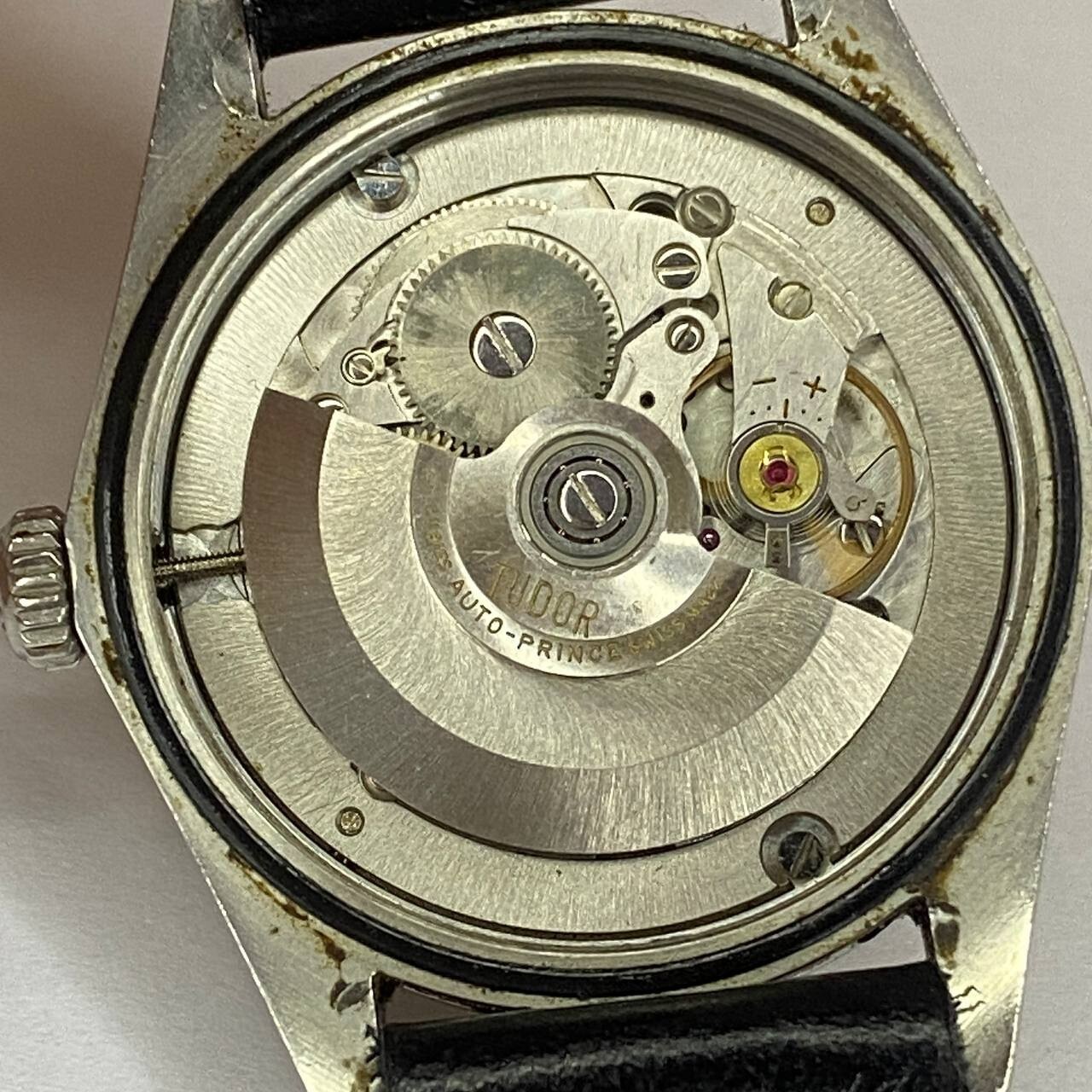 VINTAGE TUDOR DAY DATE JUMBO 38MM REF 7017/0 AUTOMATIC MOVEMENT STAINLESS STEEL