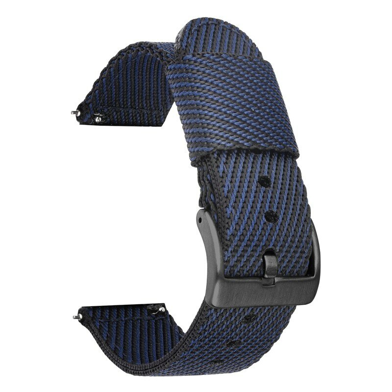 18mm 20mm 22mm Weave Nylon Watch Strap 24mm Watchbands Quick Release Wrist Band