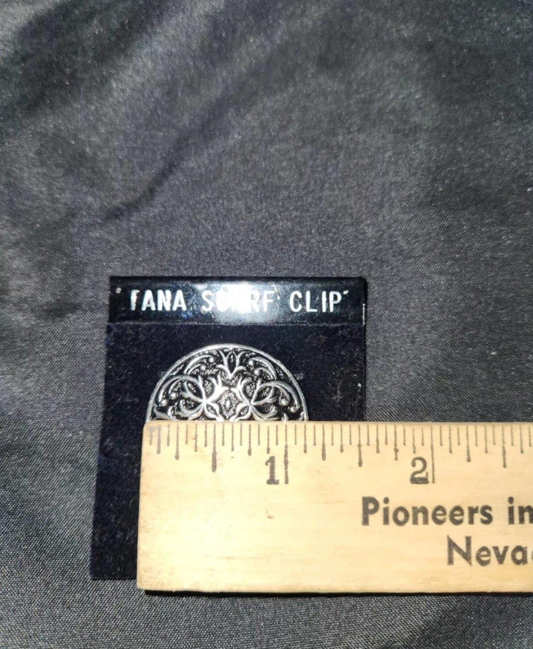 Vintage Tana Scarf Clip Round W. Germany