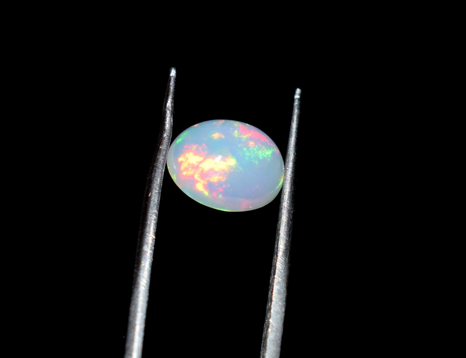 Naturel Ethiopian Welo Fire Opal Cabochon Loose Gemstone 8×10 mm