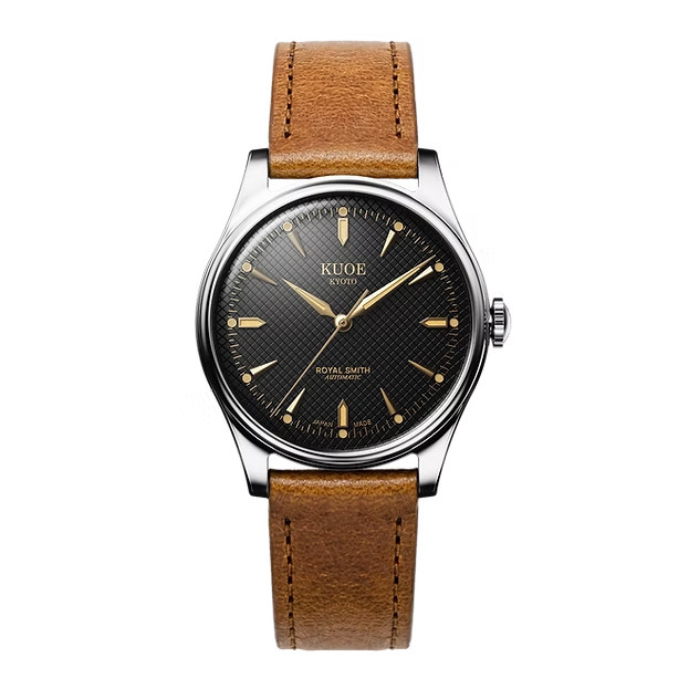 KUOE Kyoto Royal Smith 90-006 Gold Ivory Waffle Dial Miyota 9039 Auto Unused JP