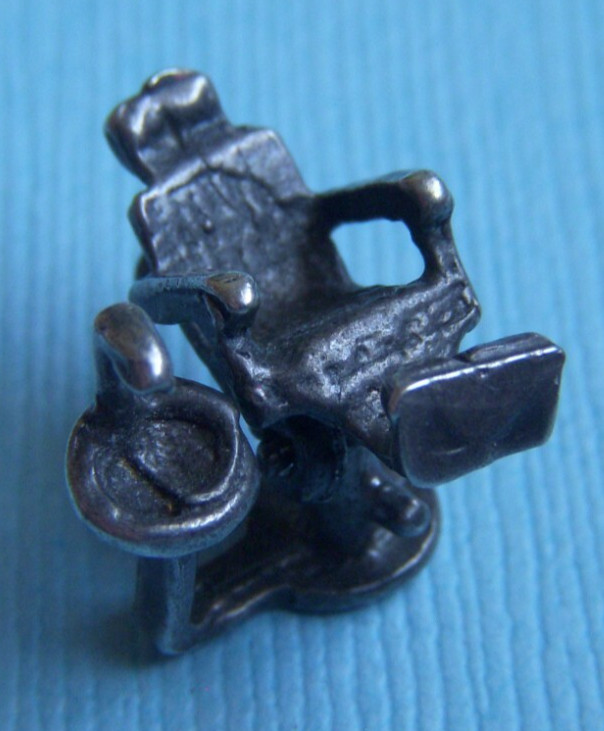 Vintage 40’s movable dentist chair with sink sterling charm
