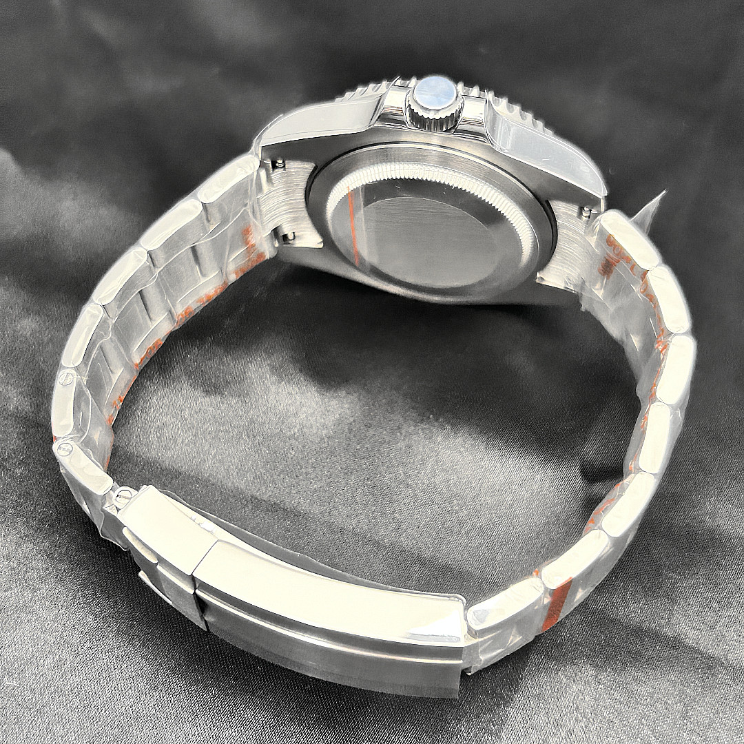 40MM SUB GMT Purple Black Watch Case Sapphire 20ATM Brushed Fit NH34 NH35A NH36