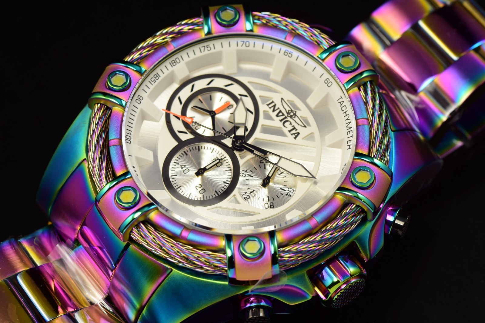 Invicta Pro Diver Men’s Champagne Dial Automatic Stainless Steel Gold Watch