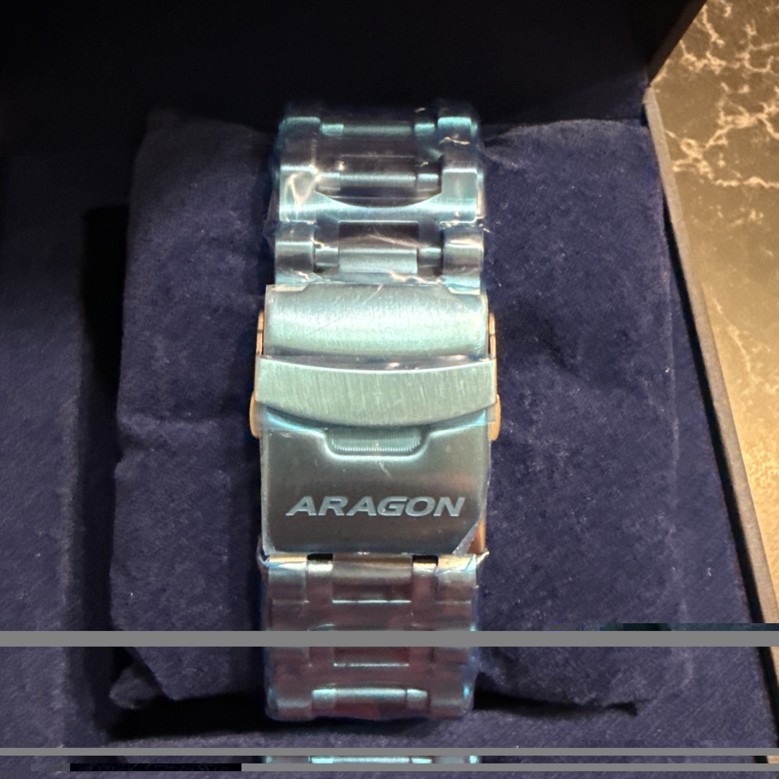 Aragon A546PUR Millipede EVO GMT 50mm Brand New In Box with protective wrapping