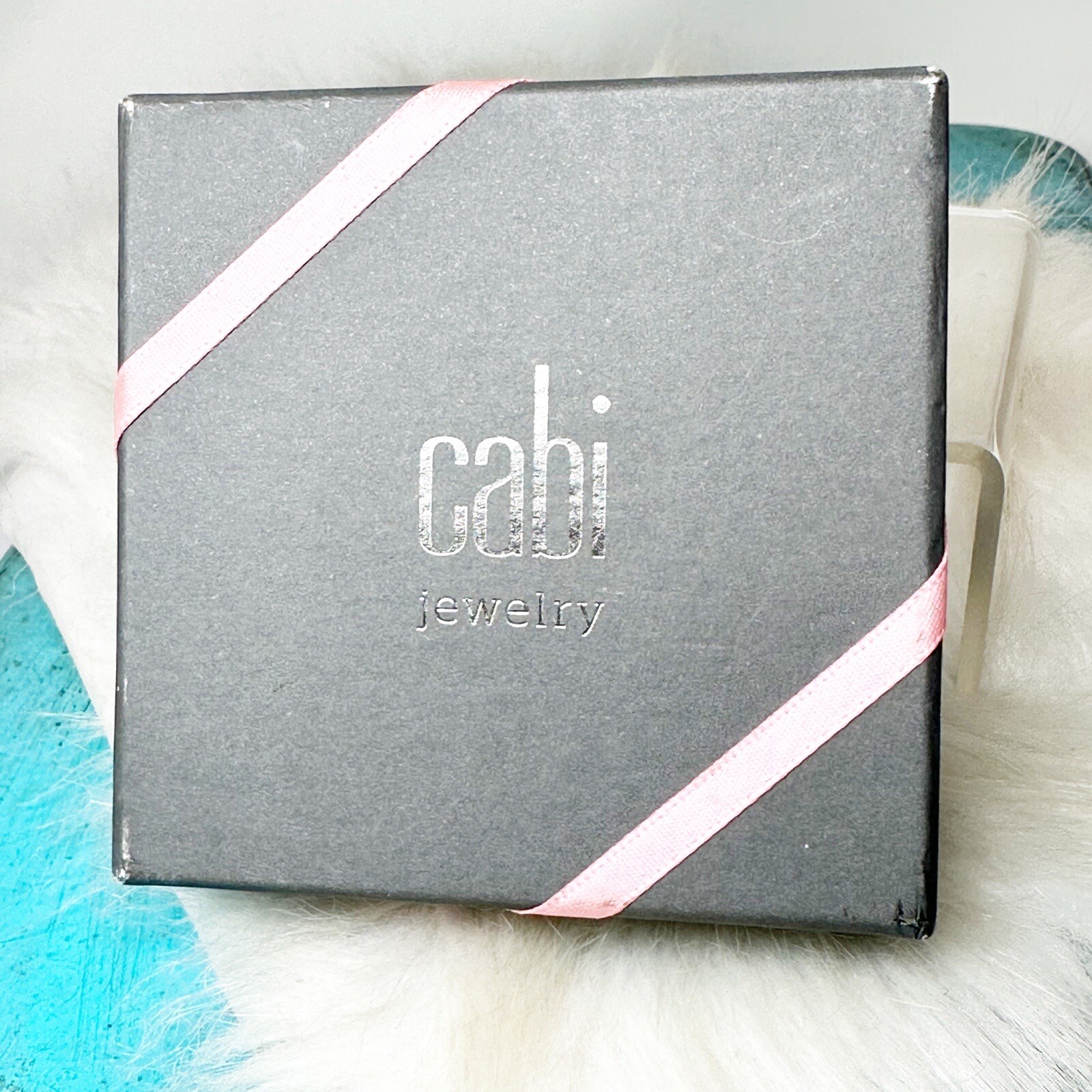 Cabi Rockstar Gemstone Crystal Dangle Earrings Dust Bag Paperwork Box New w/Box