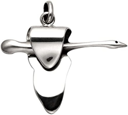 Wildthings Sterling Silver Flying Swan Pendant