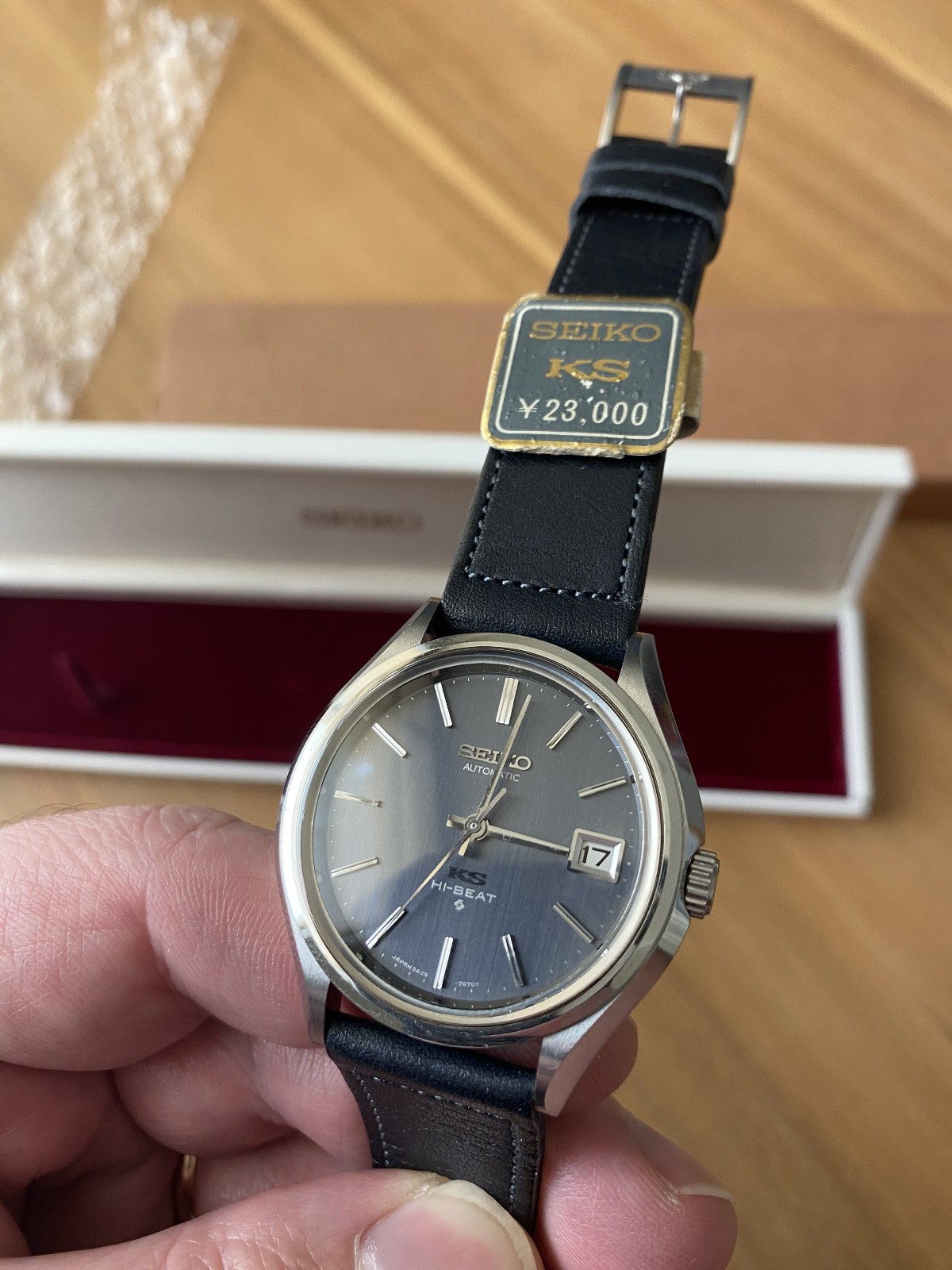 UNPOLISHED & SERVICED King Seiko 56KS 5625-7120 w/ OEM BUCKLE/TAG/BOX!
