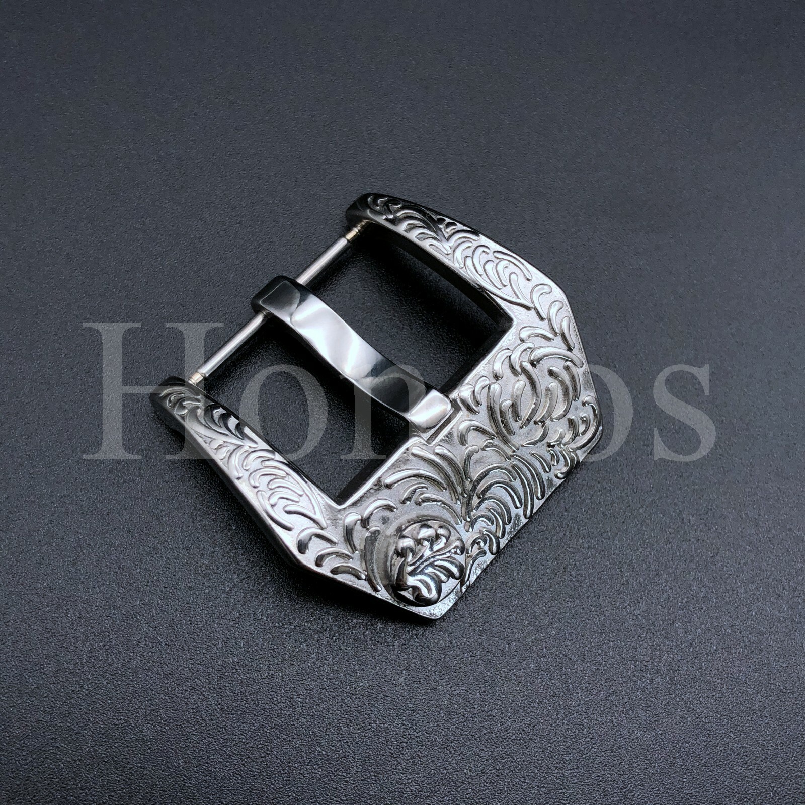 24 MM Engraved Pre V Buckle Watch Band Strap Fits for Panerai Wave Custom Made