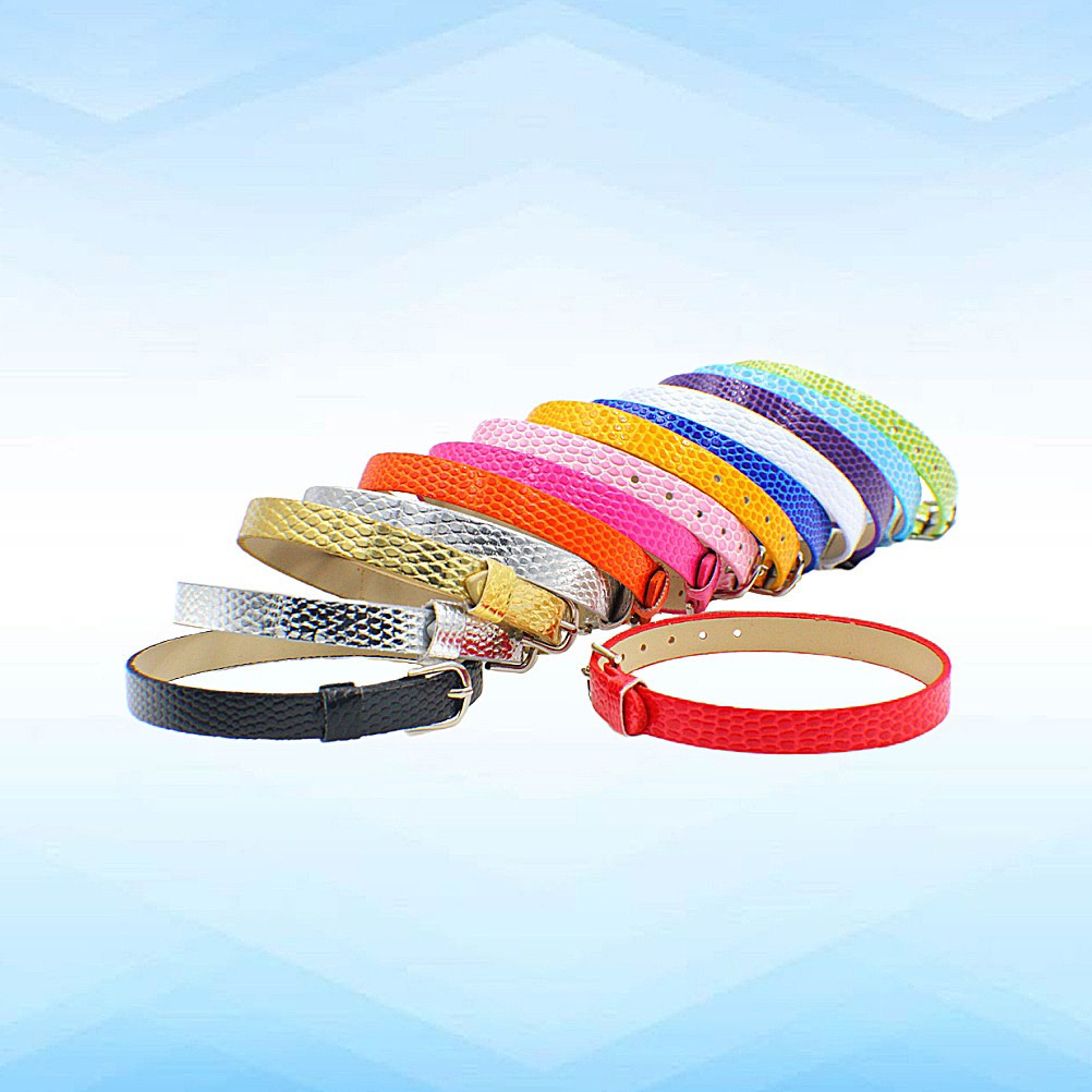 14Pcs PU Watchband Replacement Adjustable Wristbands for Smartwatch