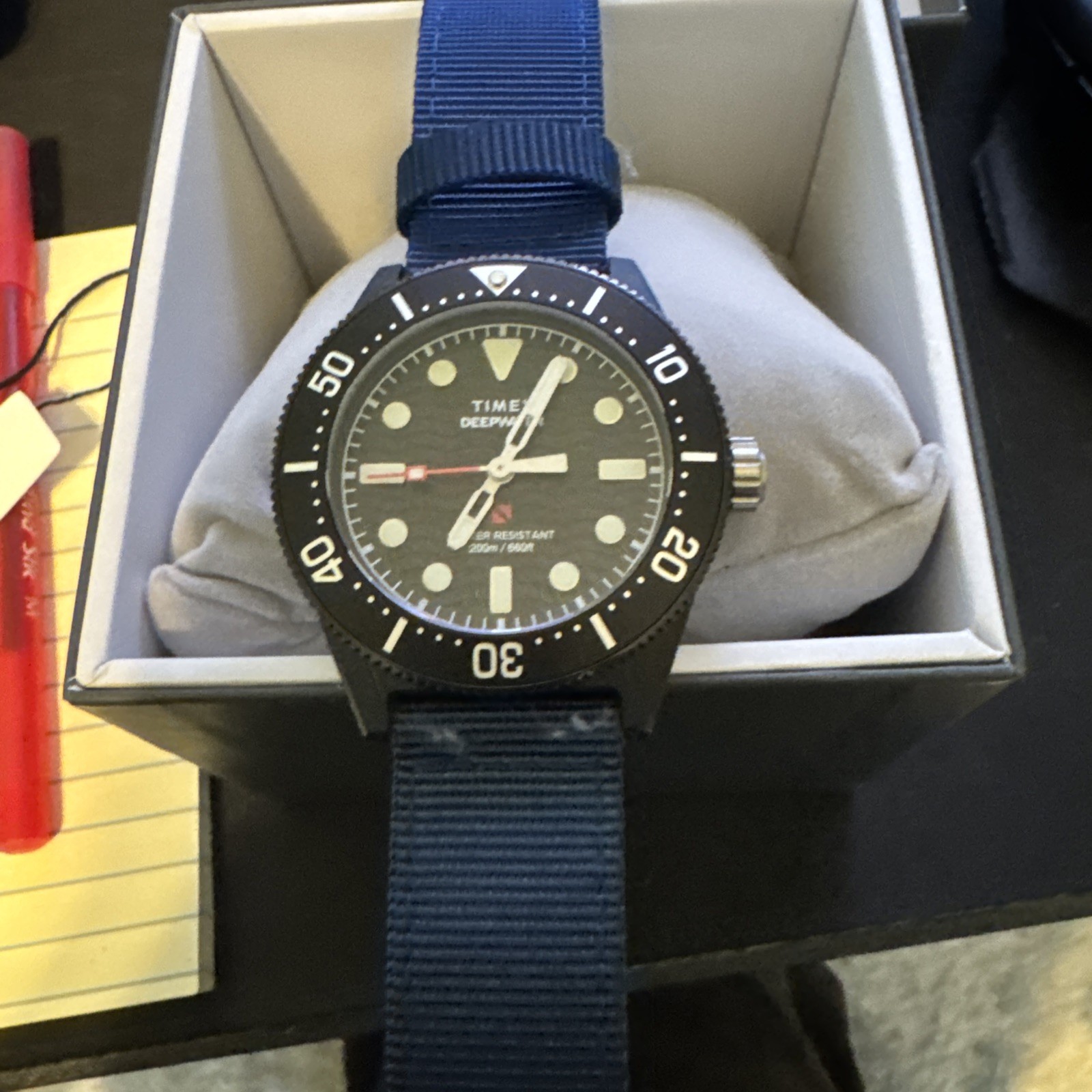 Timex Blue Mens Analogue Watch Deep Water Reef TW2Y02500