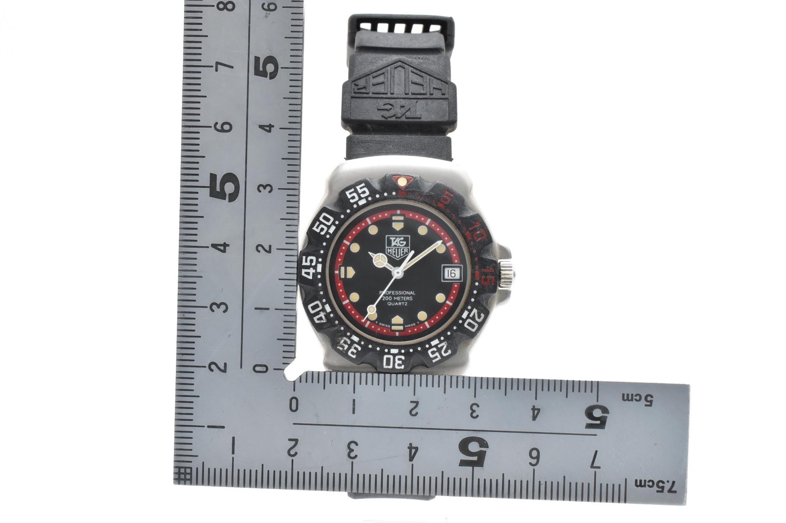 [EXCELLENT+5] TAG HEUER Formula 1 WA1214 35mm Black Dial Date Quartz Men’s Watch