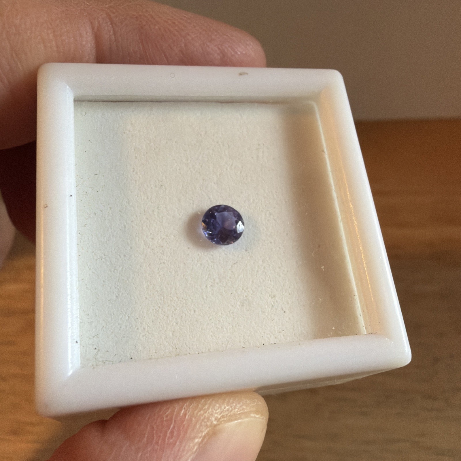 Loose Lot of 4 Various Gemstones White YAG, Tanzanite, Blue Topaz