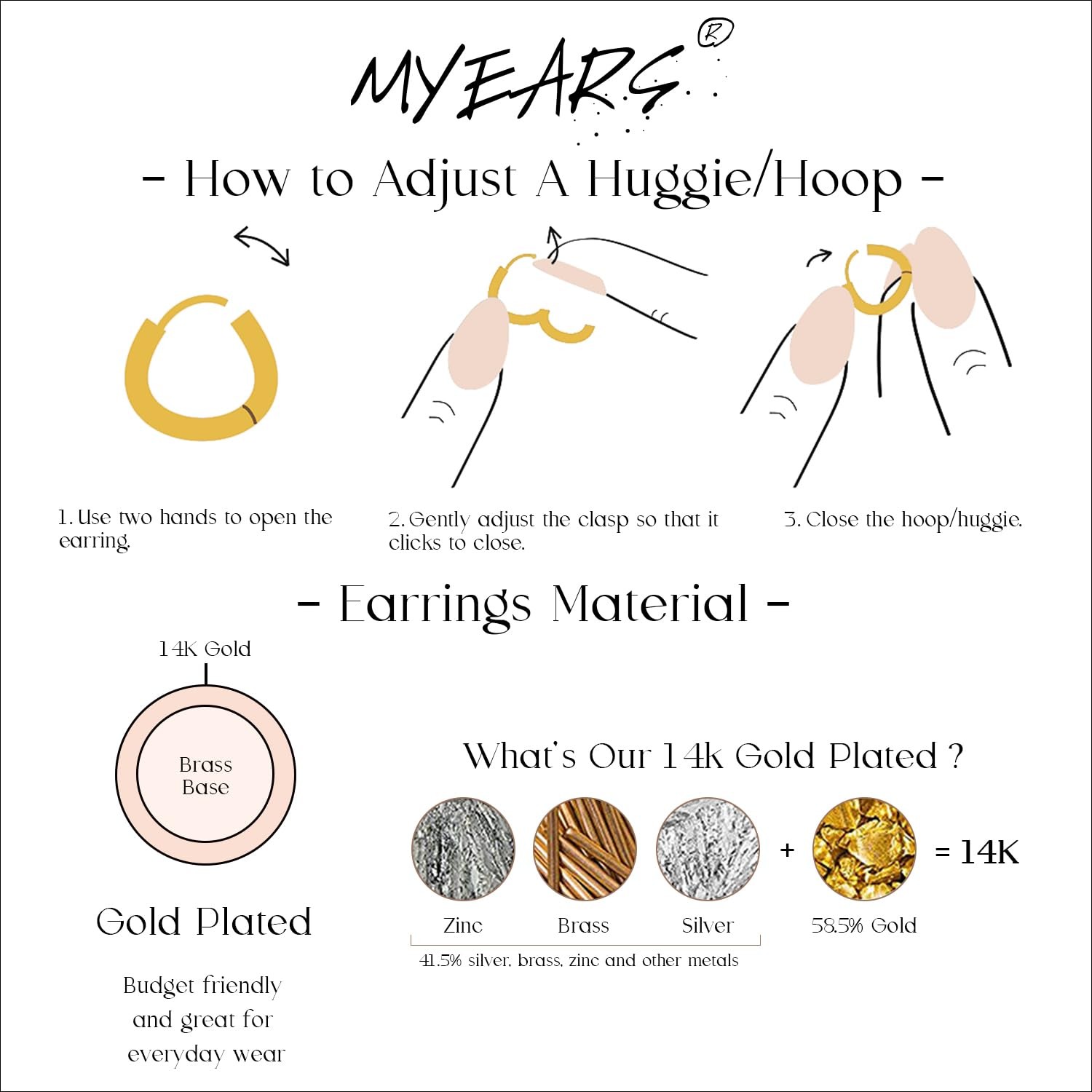 Women Knotted Heart Earrings Gold Huggie Hoop Dangle Drop Station