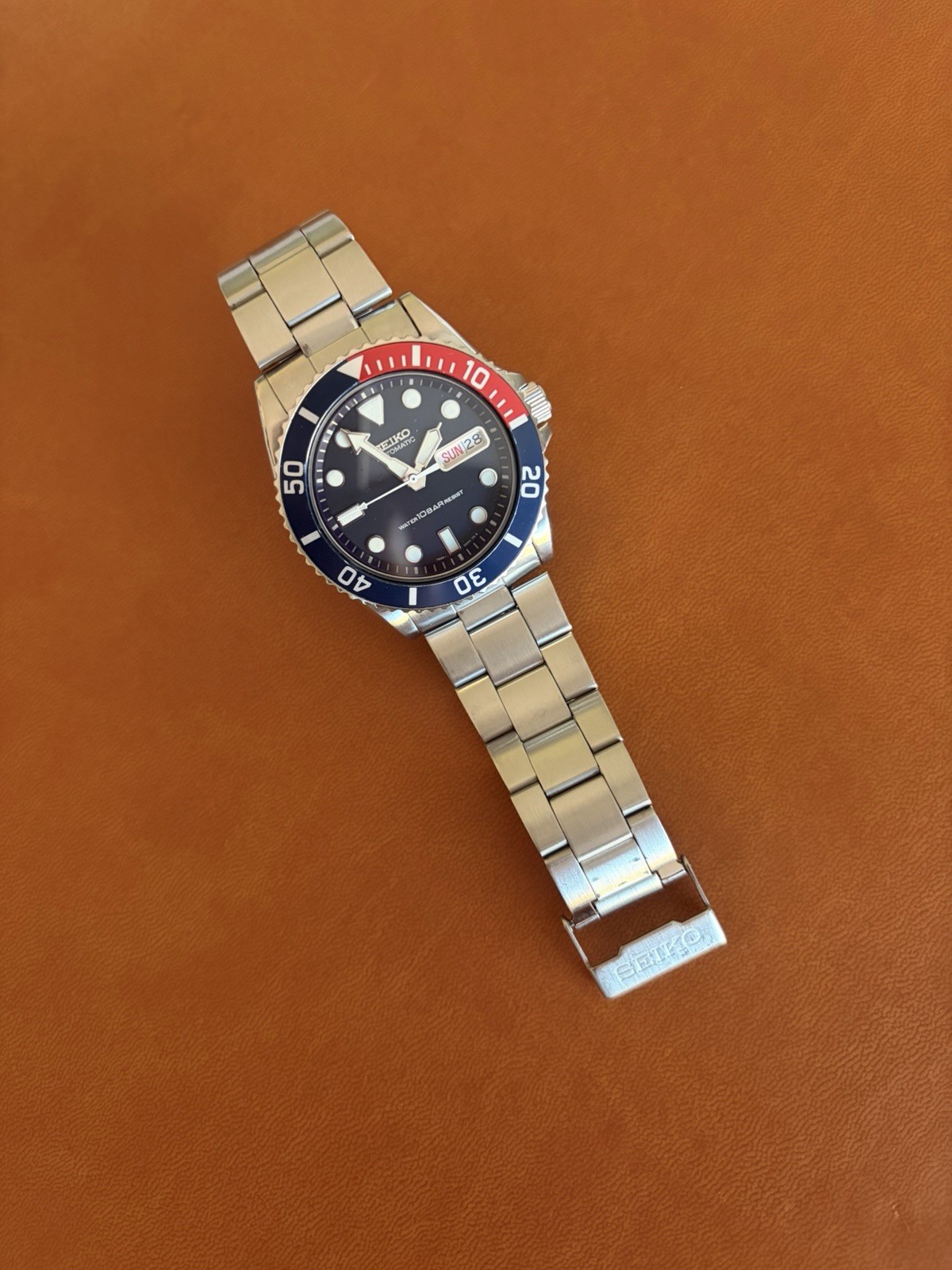 Seiko 7S26-0040 SKX033 Automatic Pepsi Watch