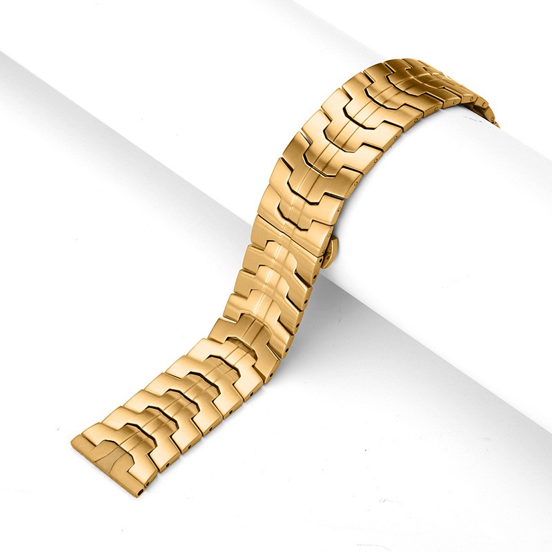 Quality Solid Stainless Steel Watch Strap Men’s Fashion Metal Bracelet 20mm 22mm