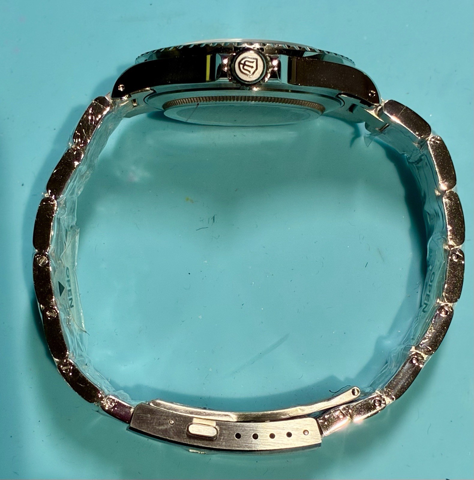 WATCHDIVES MILSPEC VINTAGE STYLE DIVER PT5000 HIGH BEAT AUTO SAPPHIRE STAINLESS