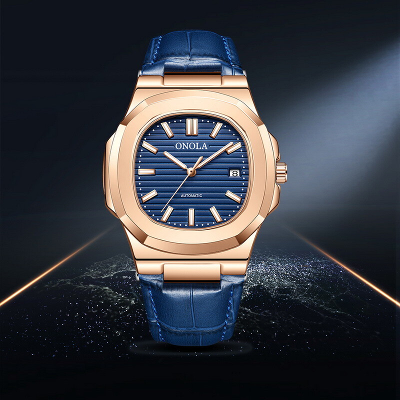 ONOLA Casual Business Calendar Waterproof Luminous Automatic Mechanical Watch