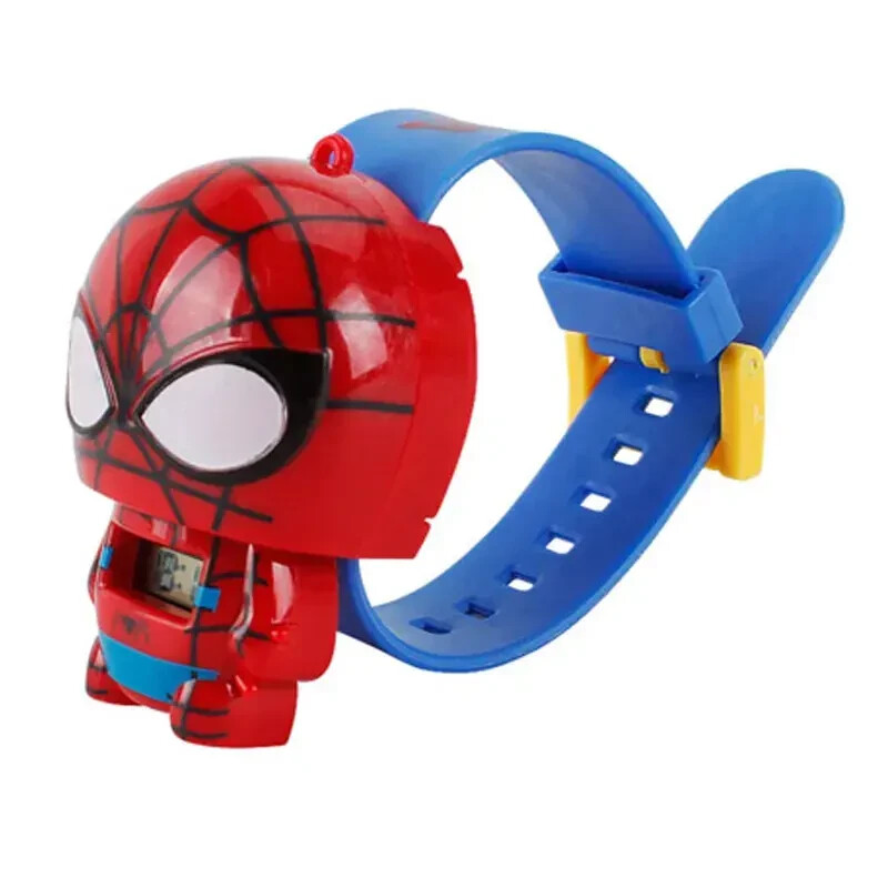 Superhero Comic Kids Digital Wrist Watch Boys Girls Toy Gift Cartoon Adjustable