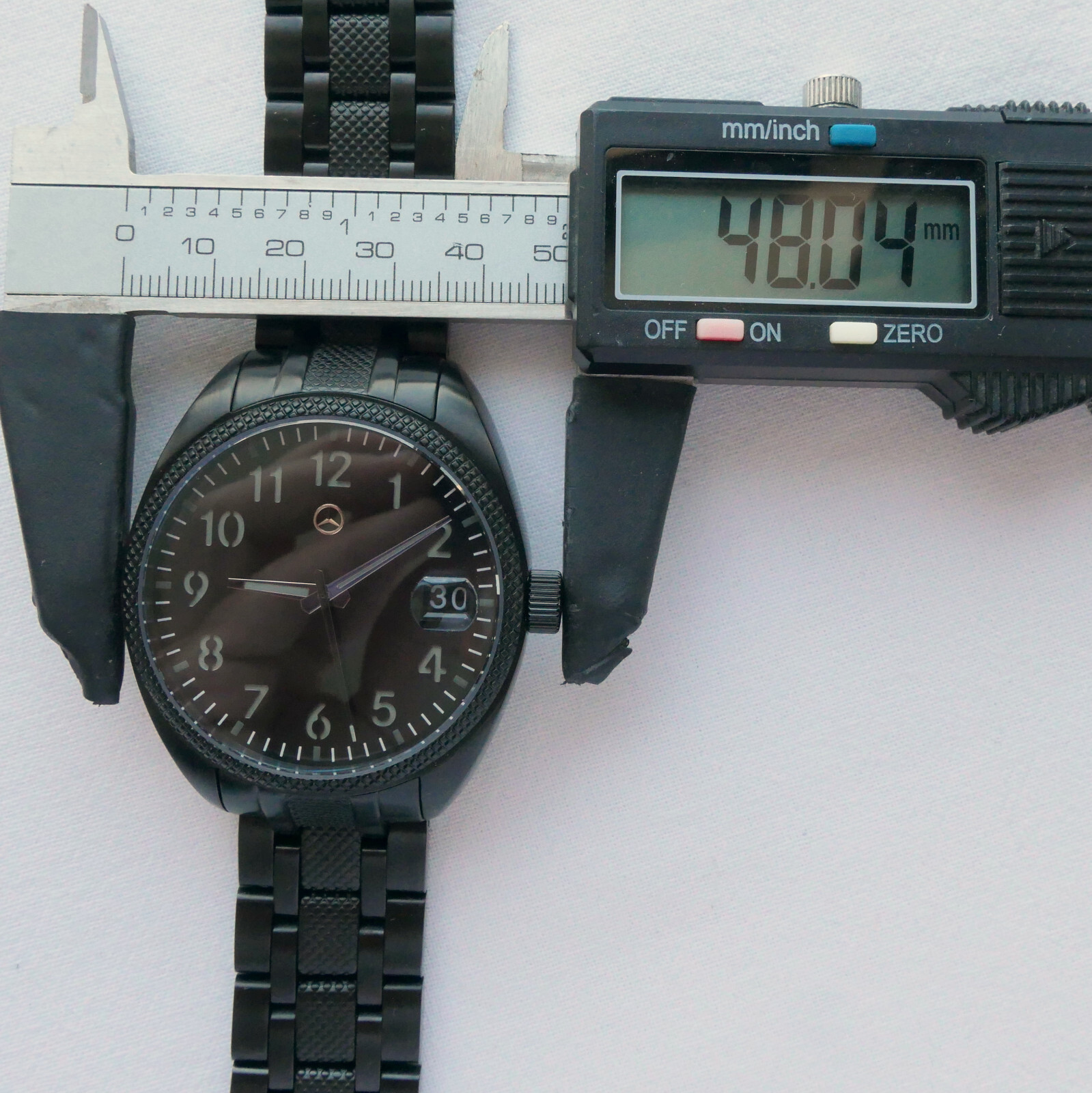 Mercedes Benz Classic AMG Motorsport Racing Black Design Car Accessory Watch