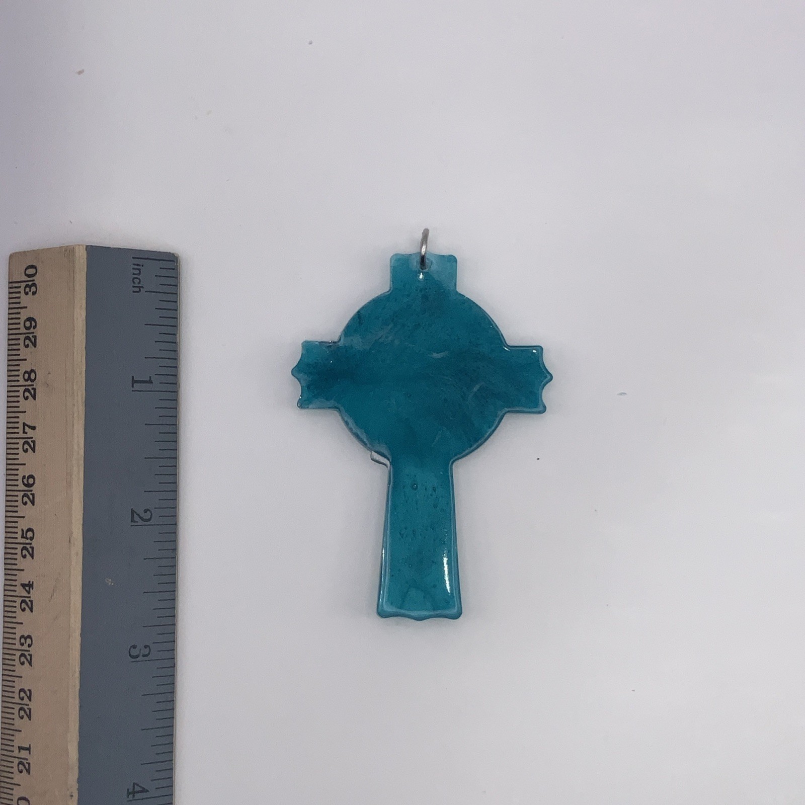 House Of David Handmade Cross Necklace Crystal Ice