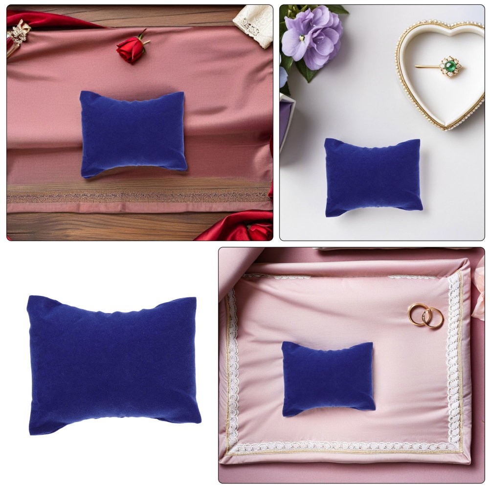 30Pcs Small Blue Watch Pillows Soft Lint Jewelry Display for Bracelets