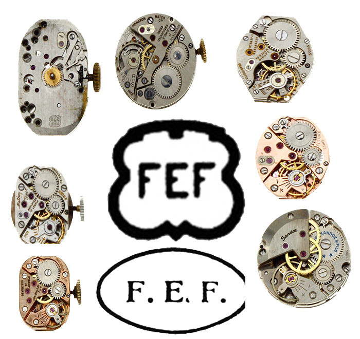 FEF Fleurier Used Vintage Watch Movement For Parts Repair Verities