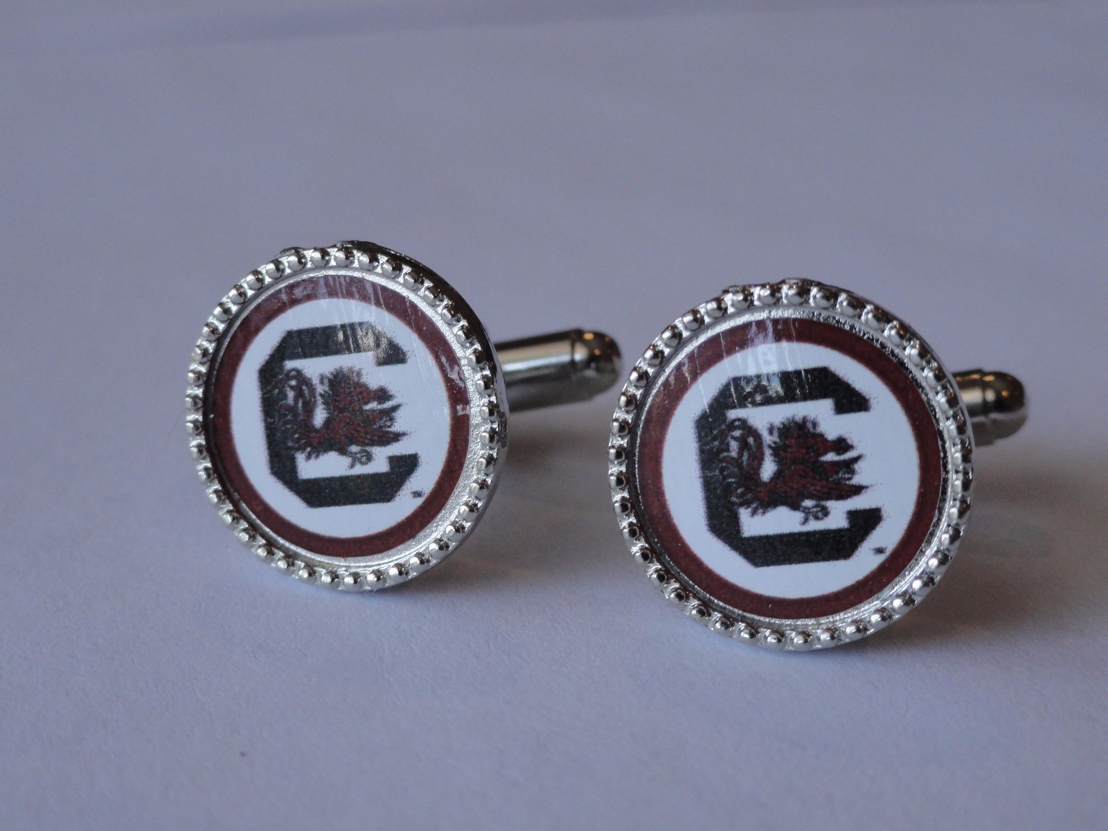 University of South Carolina Cufflinks NCAA USC Gamecocks–Custom College