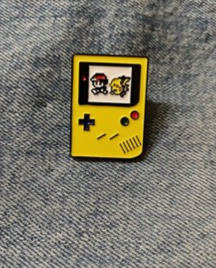 GAMEBOY- ENAMEL PIN-2 OR MORE PINS $5.49 SHIPPING-SPEND $20 SHIPPING IS FREE