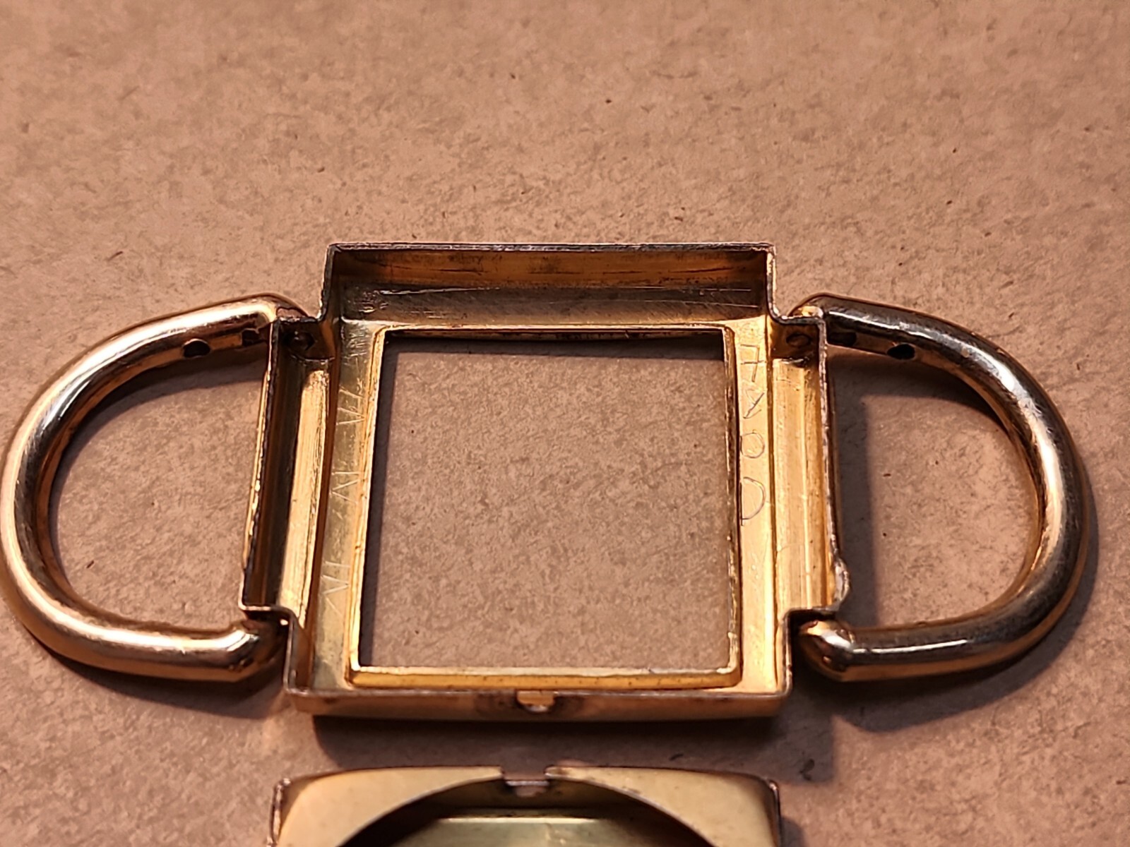1940’s Longines 10L 10K Yellow GF Hinged Lug Driver’s Watch For Parts/Repairs
