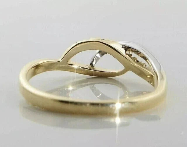 2 Ct Round Moissanite Wedding Band Ring 925 Sterling Silver 14K Two Tone Vermeil