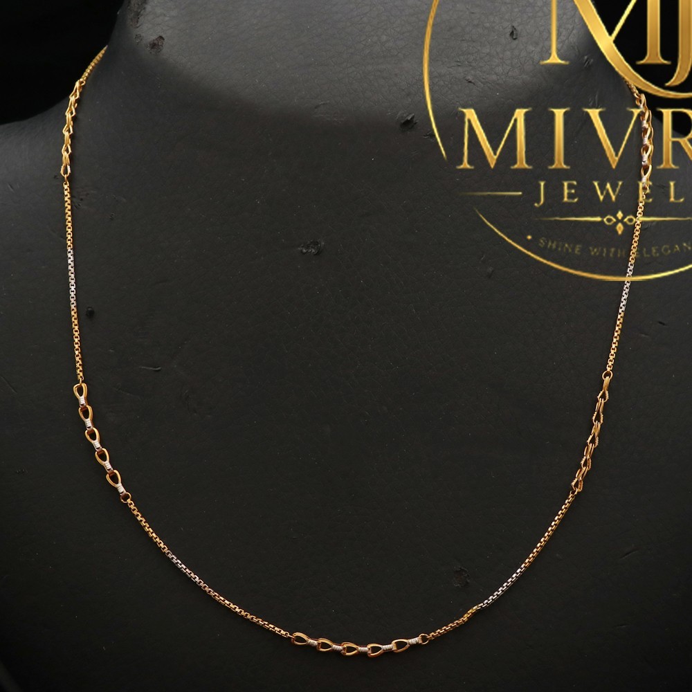 22K Hallmark Gold 7Inch Rope Chain 18cm 4.79g Oxidized Vintage Mother’s Day Gift