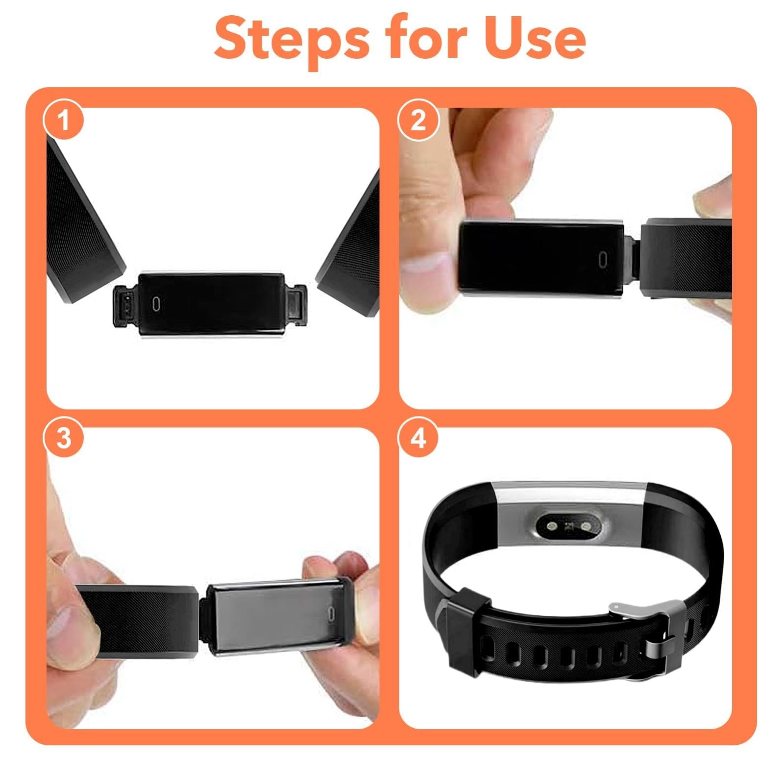 Replacement Watch Bands for ID115plus HR & Very Fit Pro – Multicolor Fitness Tra