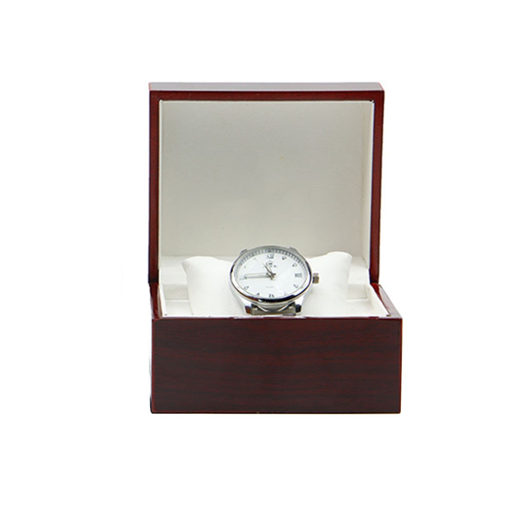 Luxury Wooden Watch Case with Removable Pillows Multi Color Storage Box