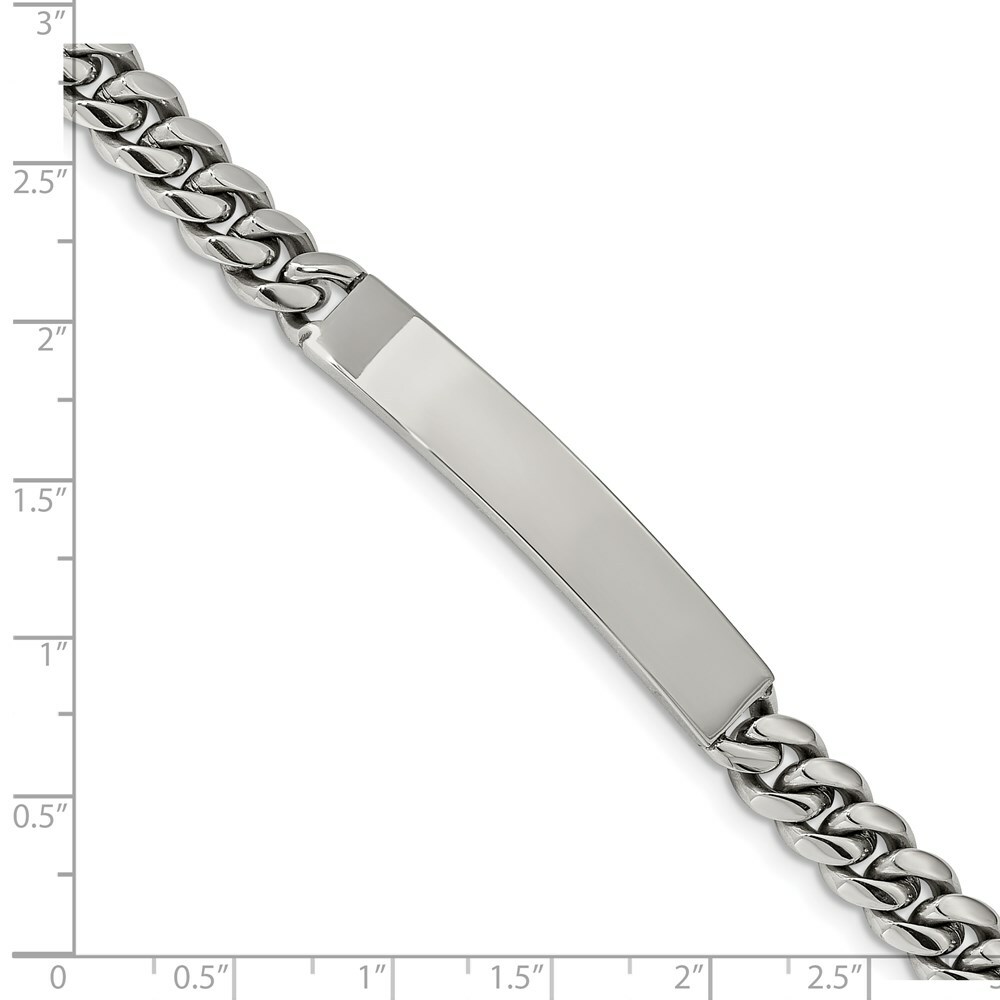 Stainless Steel Polished 8.25in ID Bracelet