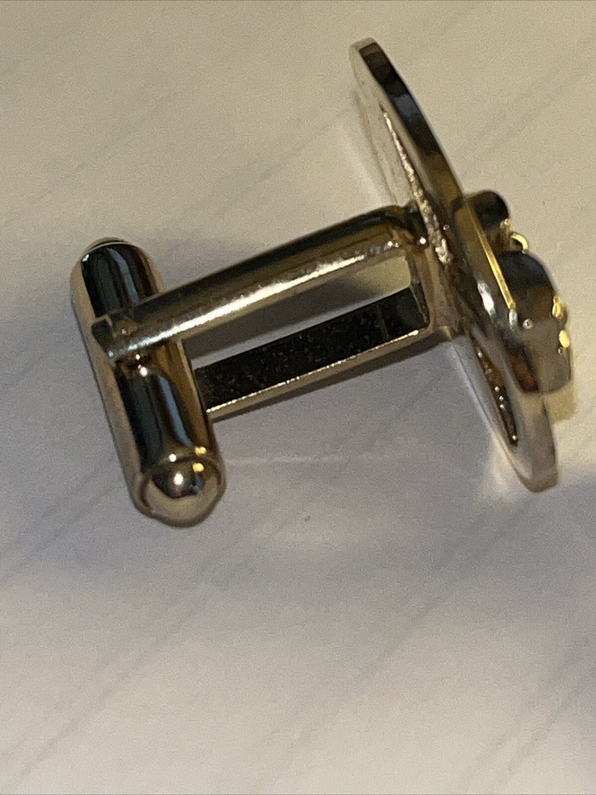 Men’s Vintage Cufflinks, Theater, Drama, Comedy / Tragedy Masks Gold tone