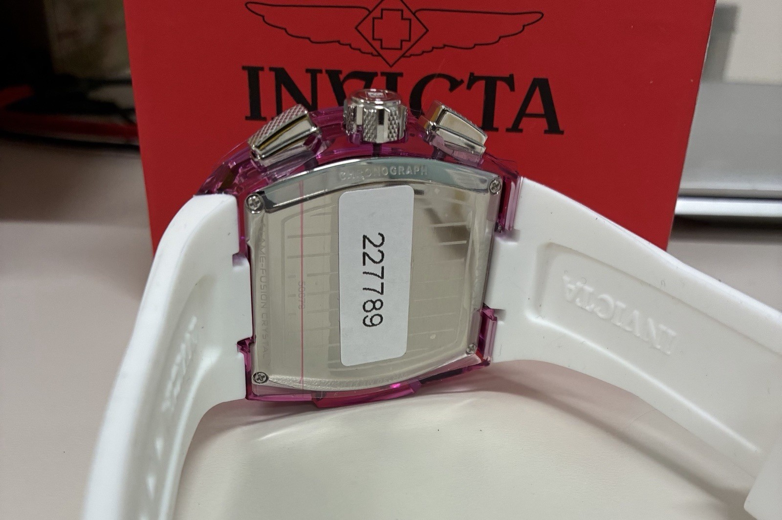 Invicta S1 Rally Kinesia Anatomic Men’s Quartz Watch 47mm Pink Dial 50079