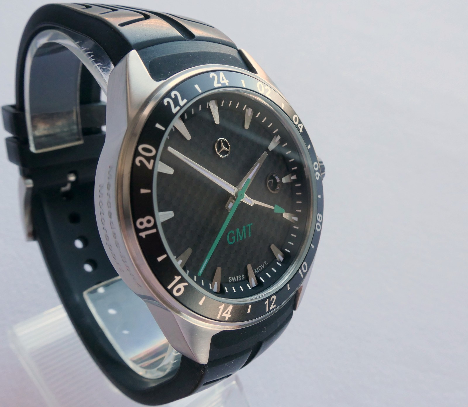 Mercedes Benz AMG DTM Petronas Motorsport Carbon Racing Car Accessory GMT Watch