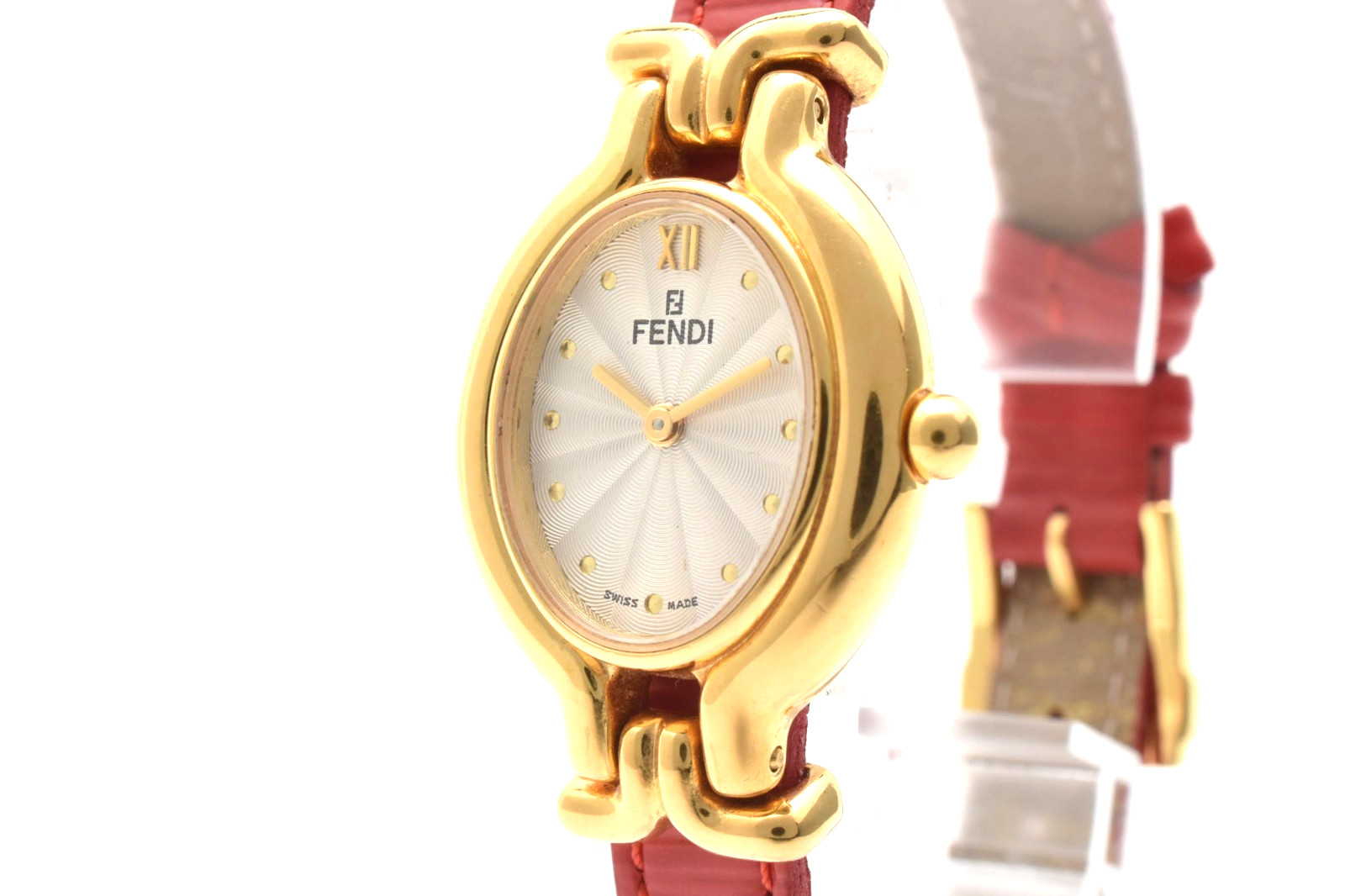 Fendi 640L Chameleon Change Belts 6 Colors Quartz Womens Watch NEAR MINT w/ Box
