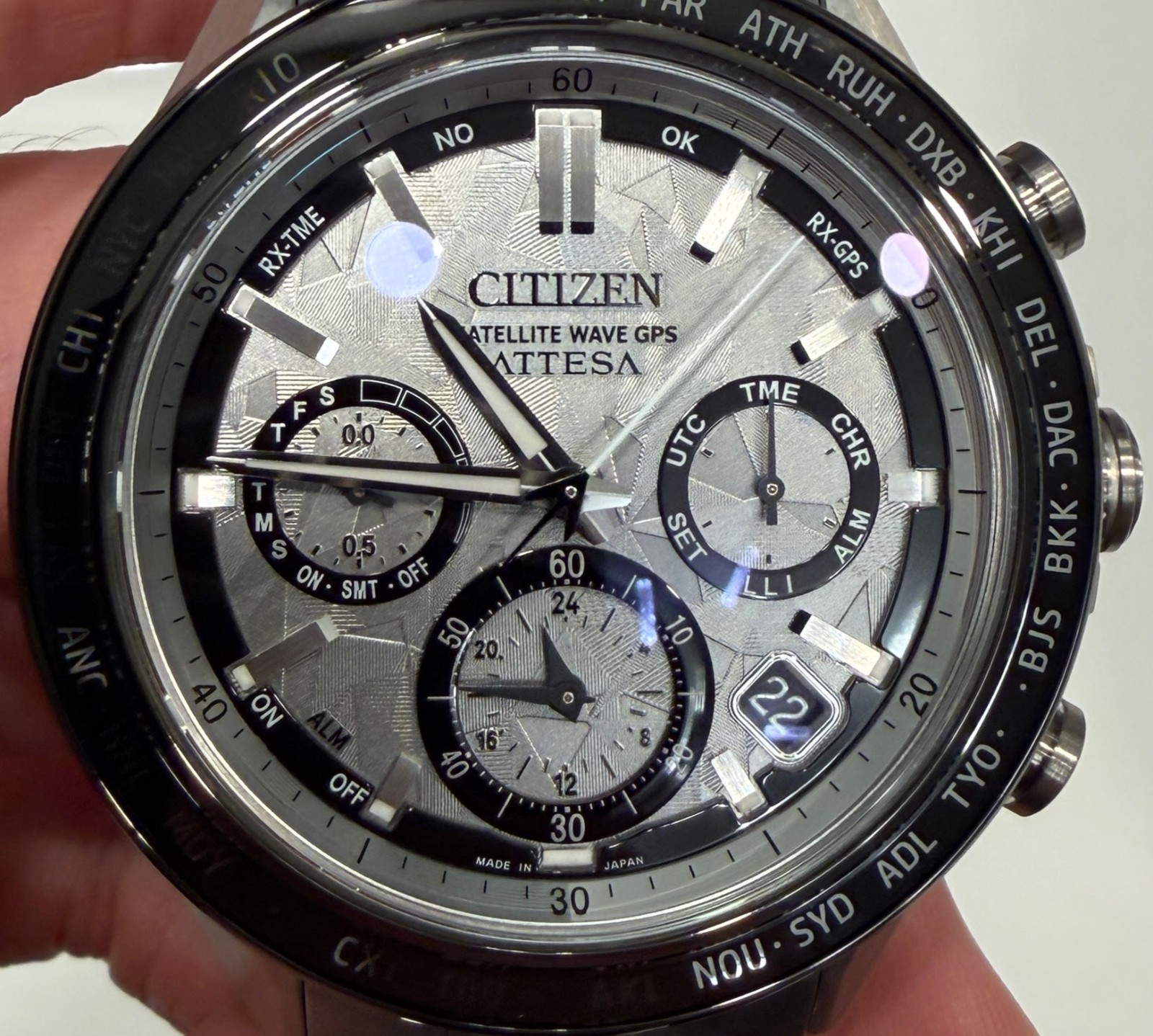 Citizen Attesa Platinum Shine CC4076-65 GPS Limited Edition