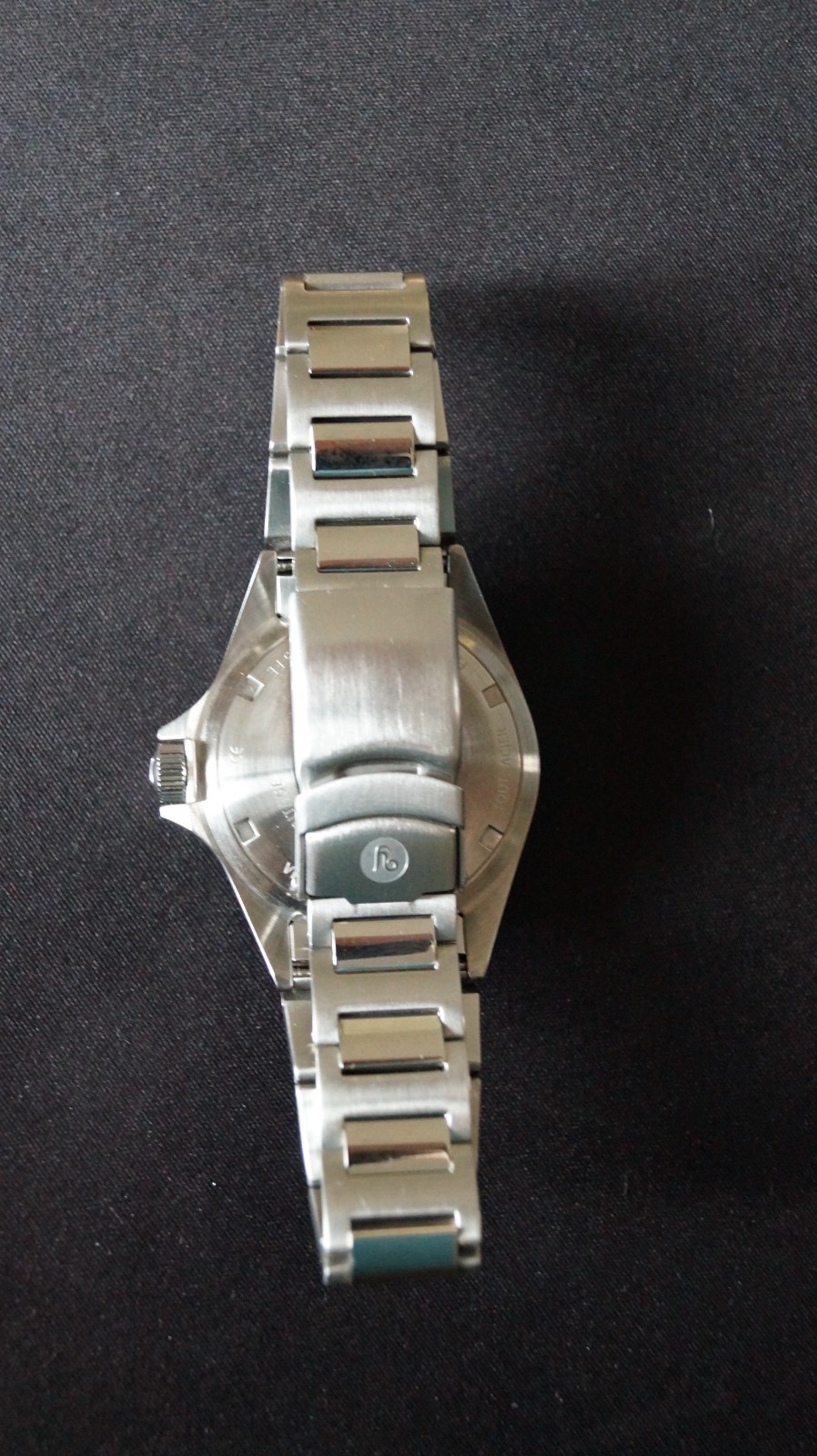 YEMA Superman Heritage Quartz 39mm Black Skin Diver YMHF1573-AM date @3